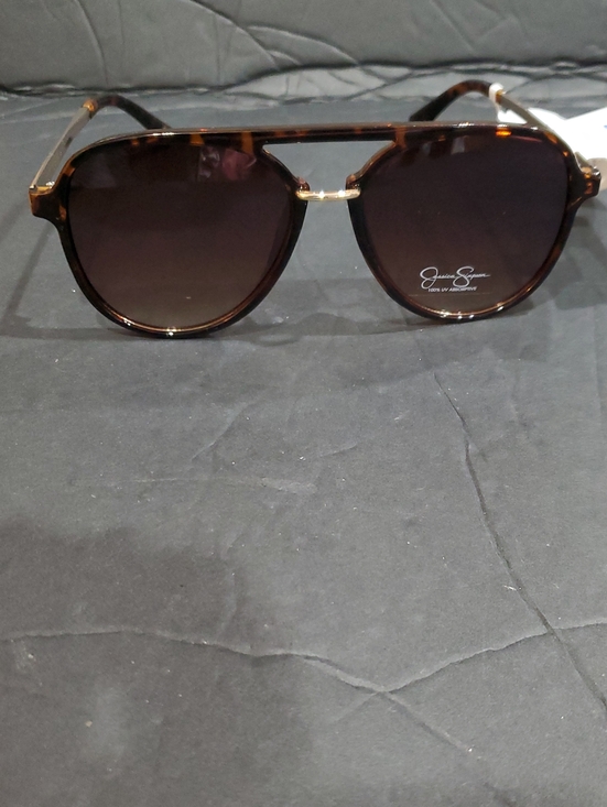 Jessica Simpson Accessories - Jessica Simpson j6382 brown tortoiseshell aviator flat brow style sunglasses new